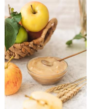 M-CONS Apple puree with barley grains. 5 cans of 260 g - Buy Online on GoSupps.com