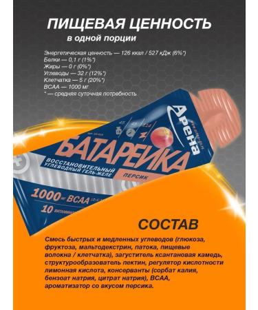 Arena Energy gel with VSAA Persian 4 pcs - Buy Online on GoSupps.com