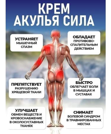 Shark Power Cream for muscle pain spasms and seizures. Luchiks - Buy Online on GoSupps.com