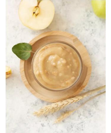 M-CONS Apple puree with solid barley grains 260 g - Buy Online on GoSupps.com