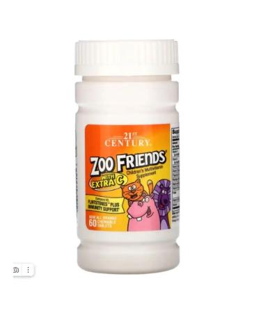 21st Century Zoo Friends multivitamins 60 pcs
