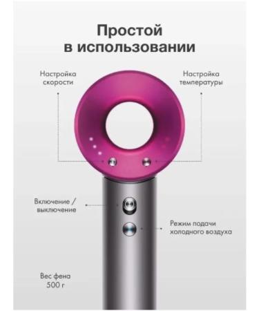 TD URALDOM Hair dryer with attachments - Buy Online on GoSupps.com