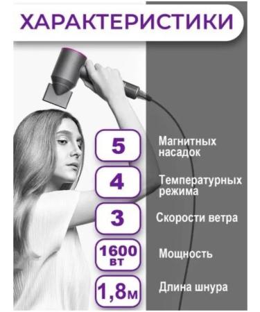 TD URALDOM Hair dryer with attachments - Buy Online on GoSupps.com