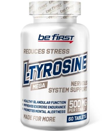 Be First L Tyrosin 500 mg L-Tyrosine for brain health 60 tablets - Buy Online on GoSupps.com