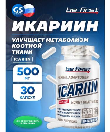 Be First Ikariin Goreanka extract 650 mg icariin 30 capsules