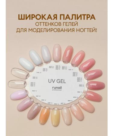 RuNail Professional Nail building gel milk 30 ml 6108 - Buy Online on GoSupps.com