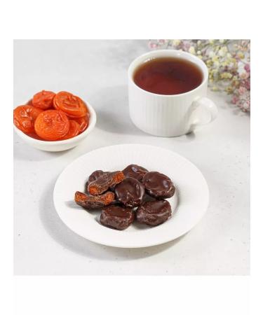 KREOLA Chocolate Workshop Kuraga in dark chocolate candy dried fruits - Buy Online on GoSupps.com