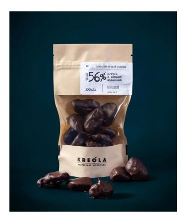 KREOLA Chocolate Workshop Kuraga in dark chocolate candy dried fruits - Buy Online on GoSupps.com