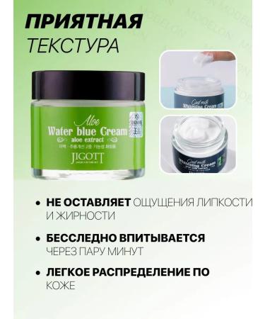 Jigott A soothing face cream with aloe extract 70 ml - Buy Online on GoSupps.com