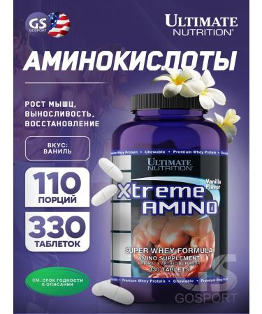 Ultimate Nutrition Amino acids complex for muscle growth 330 chewing vanilla