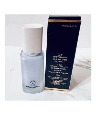 O HUI SPF20+ 03 Blue Corrector Ultimate Cover Primer base - Buy Online on GoSupps.com