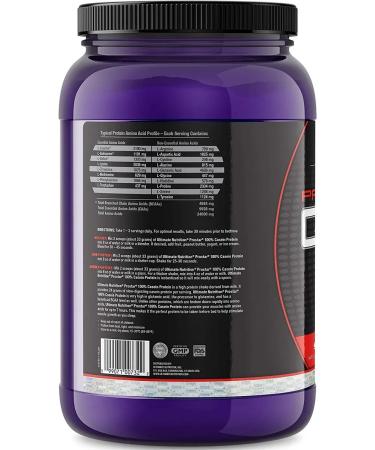 Ultimate Nutrition Casein Protein Prostar 100% CASEIN 907g strawberries - Buy Online on GoSupps.com