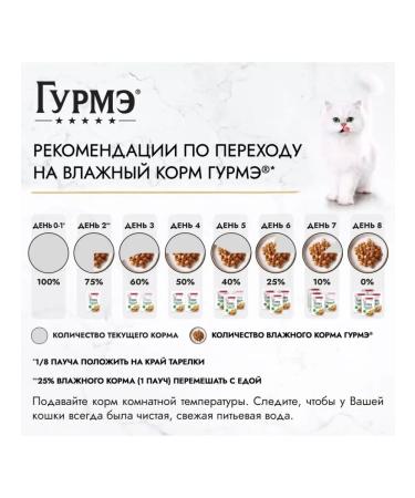 Gourmet Wet food for cats salmon -grille with beans - 75 g x 26 pcs - Buy Online on GoSupps.com