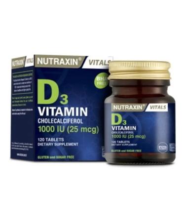 NUTRAXIN Vitamin D3 1000 IU D3 - Buy Online on GoSupps.com