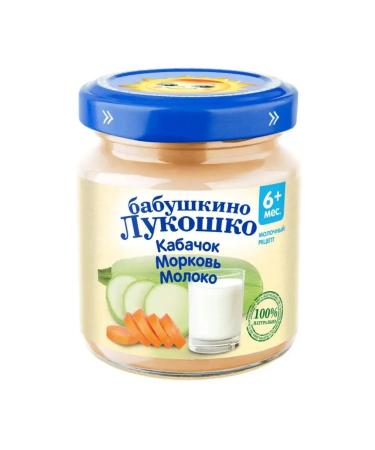 grandma's basket Baby puree from zucchini carrots with milk - Buy Online on GoSupps.com