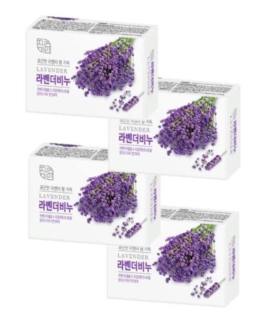 MUKUNGHWA Lavander Beauty toilet soap with 4x90g lavender extract