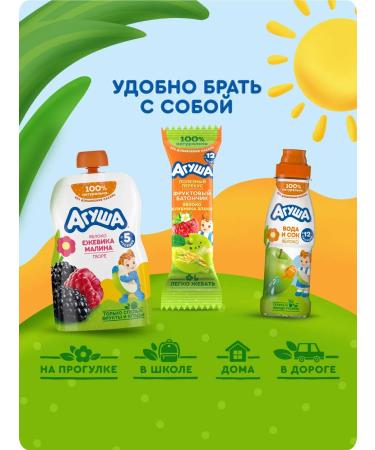 AGUSHA Bangs without sugar apple-globch-out-and-outs from 12 months 15g 18pcs - Buy Online on GoSupps.com