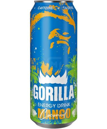 Energetic drink Energy Gorilla Mango 24 - Buy Online on GoSupps.com