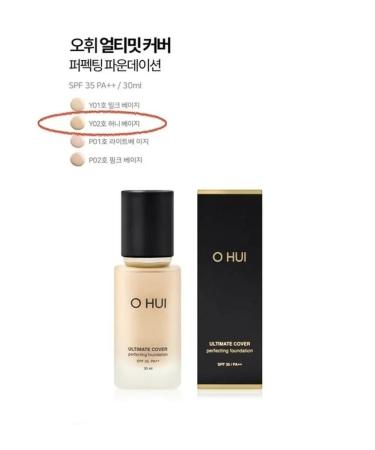 O HUI Tonal Cream Y02 Ultimate Perfecting Foundation - Buy Online on GoSupps.com