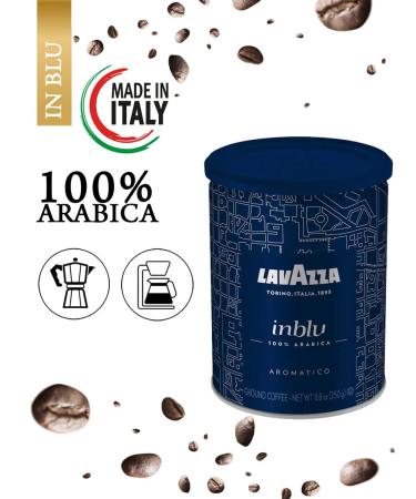 Lavazza Ground coffee in BLU Iron Bank 250g - Buy Online on GoSupps.com