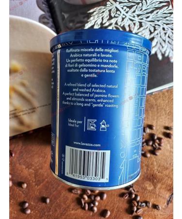 Lavazza Ground coffee in BLU Iron Bank 250g - Buy Online on GoSupps.com