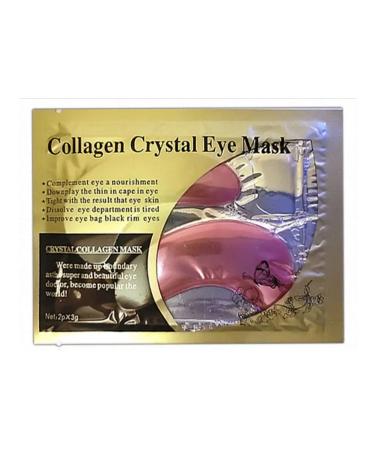 Collagen Crystal Eye Mask Paths for the eyes from wrinkles of edema and dark circles set of 10 pairs - Buy Online on GoSupps.com