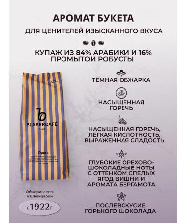 Blasercafe Coffee in grains 250 grams Opera - Buy Online on GoSupps.com