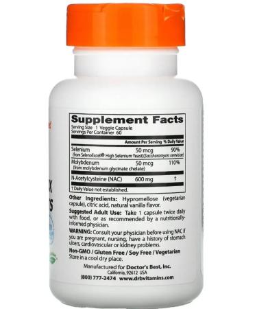 iHerb NAC Detox Regulators n-acetylcistain nac Detox - Buy Online on GoSupps.com