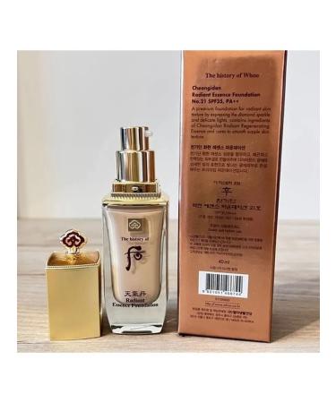 The History of Whoo Cherongidan Radiant Essence Foundation Cream (21 tone) - Buy Online on GoSupps.com