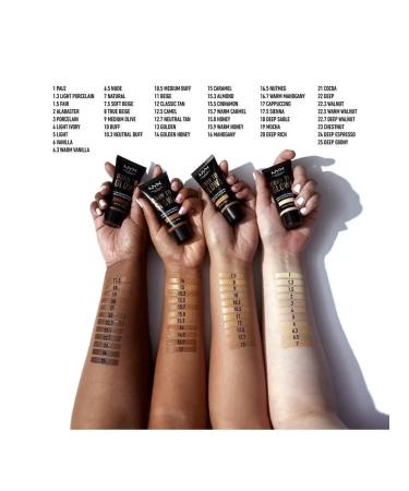 NYX Professional Makeup Tonal cream Born To Glow! 30 ml Nutmeg shade - Buy Online on GoSupps.com