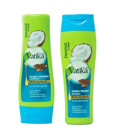 Dabur VATIKA Vatika set of shampoo and air conditioning to give volume - Buy Online on GoSupps.com