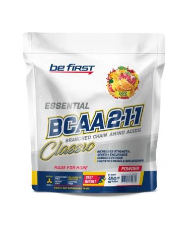 Be First Amino acids BCAA 2-1-1 powder 450 g exotic - Buy Online on GoSupps.com