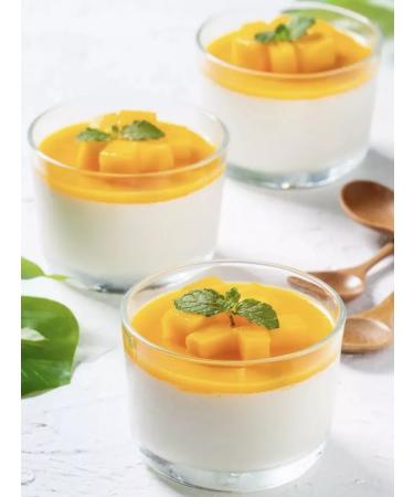 UKM FOOD Mango puree 100% natural without sugar 430 g - Buy Online on GoSupps.com