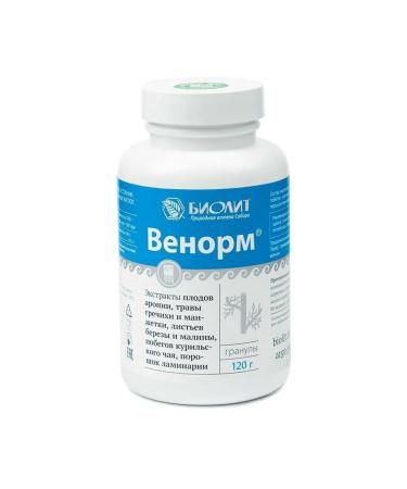 Biolith Venorm from varicose veins granules 120 g of argo - Buy Online on GoSupps.com
