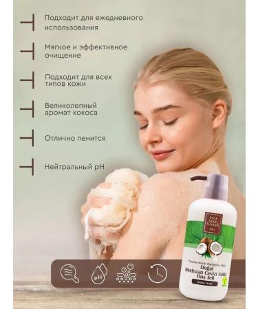EYUP SABRI TUNCER Shower gel EST with coconut milk female male 600 ml - Buy Online on GoSupps.com