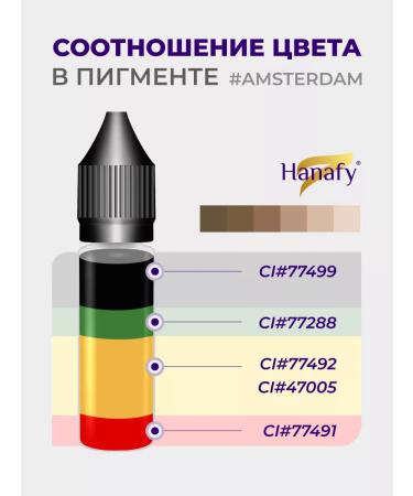 Hanafy Mineral Pigment for eyebrows permanent tattooing No. 2 amsterdam - Buy Online on GoSupps.com
