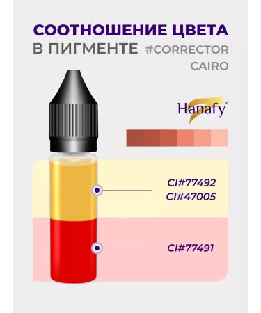 Hanafy Mineral pigment corrector No. 1 cairo permanent makeup - Buy Online on GoSupps.com