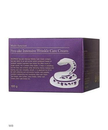 DEOPROCE Anti-aging face cream with snake venom Syn-Away 100 ml - Buy Online on GoSupps.com