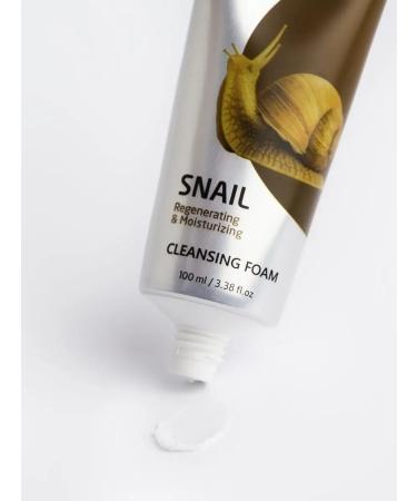 CONSLY Foam for washing with mucin snail 100ml - Buy Online on GoSupps.com