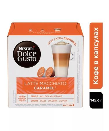 Dolce gusto Latte Macchiato Caramel coffee capsules (16pcs)