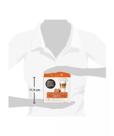 Dolce gusto Latte Macchiato Caramel coffee capsules (16pcs) - Buy Online on GoSupps.com