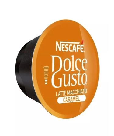 Dolce gusto Latte Macchiato Caramel coffee capsules (16pcs) - Buy Online on GoSupps.com