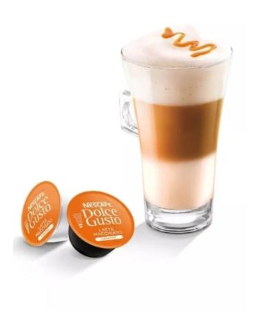 Dolce gusto Latte Macchiato Caramel coffee capsules (16pcs) - Buy Online on GoSupps.com