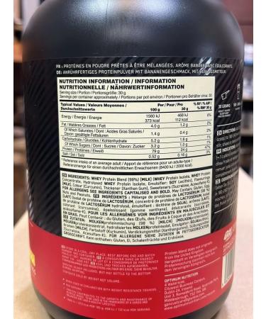 Optimum Nutrition 100% Whey Gold Standard 900 g (EU) - Buy Online on GoSupps.com