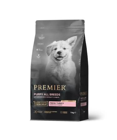 PREMIER Turkey Puppy dry food for puppies with turkey meat - 1 kg - Buy Online on GoSupps.com