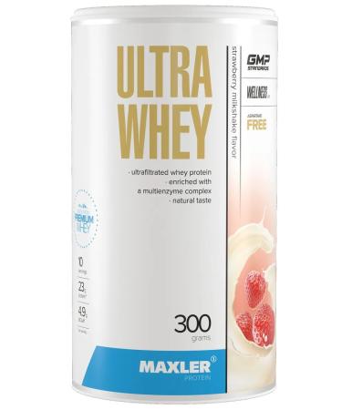 maxler Serum protein Ultra Whey 300 g strawberry cocktail - Buy Online on GoSupps.com