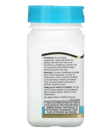 21 century calcium magnesium zinc and vitamin D3 90 tab - Buy Online on GoSupps.com