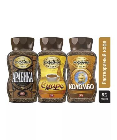 Moscow Coffee Shop on Shares Soluble coffee in a set of 95g 3sh
