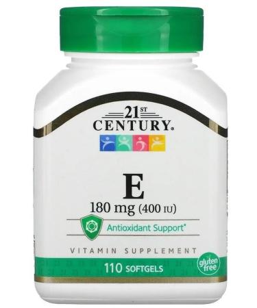 21st Century Vitamin E capsule 400 IU 110 pcs
