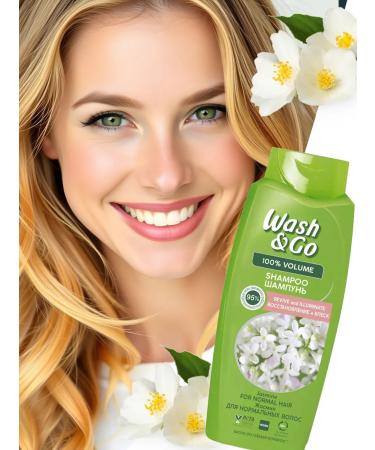 Wash&GO Hair shampoo with jasmine 675 ml - Buy Online on GoSupps.com